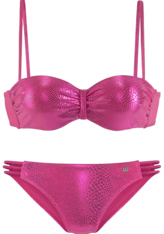 JETTE Bugel-Bandeau-Bikini"Umi" Magenta