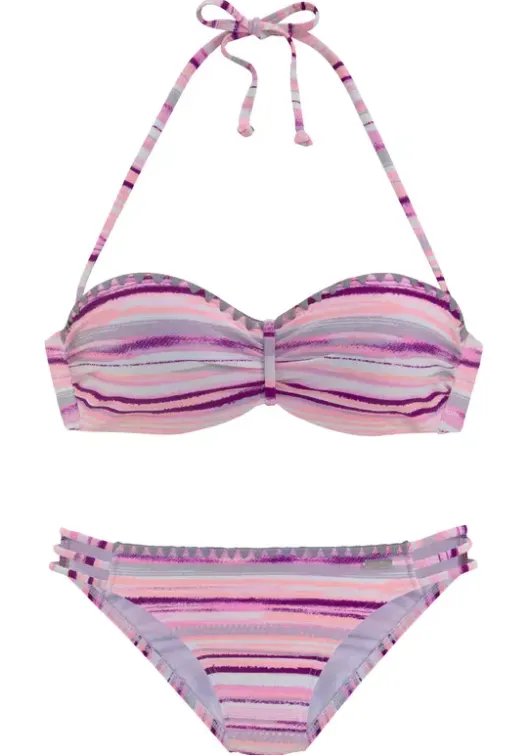 Best Bugel-Bandeau-Bikini"Violet" Bandeau-Bikinis