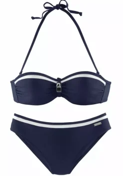 Hot Bugel-Bandeau-Bikini"Yacht" Nachhaltige Bademode