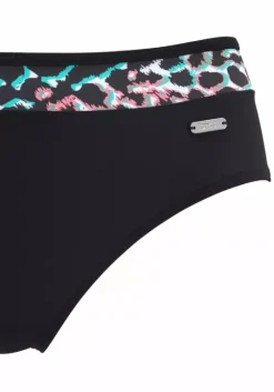 New Venice Beach Bugel-Bikini Schwarz-Bedruckt
