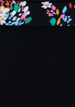 Online petite fleur Bugel-Bikini Schwarz-Bedruckt