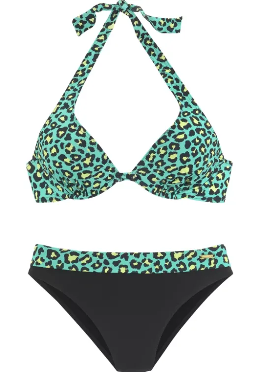 Discount Bruno Banani Bugel-Bikini"Balu" Turkis-Bedruckt