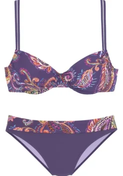 Sale Vivance Bugel-Bikini"Cura" Lila-Bedruckt