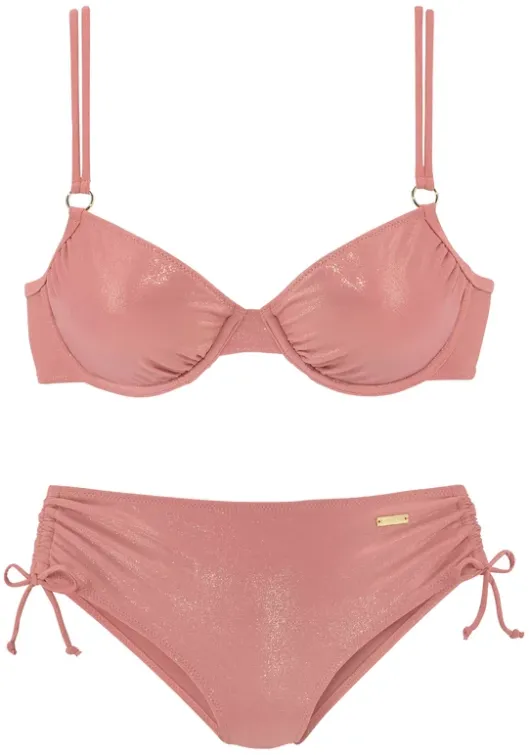 Clearance LASCANA Bugel-Bikini"Gloss" Altrosa