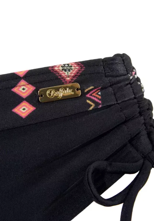 New Buffalo Bugel-Bikini"Inka" Schwarz-Bedruckt