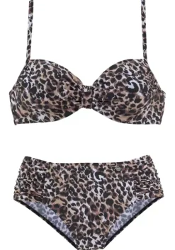 Outlet LASCANA Bugel-Bikini"Raubi" Braun-Bedruckt