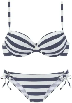 Clearance Venice Beach Bugel-Bikini"Silth" Marine-Weis