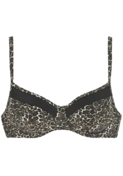 Discount LASCANA Bugel-Bikini-Top"Adele" Schwarz-Leo