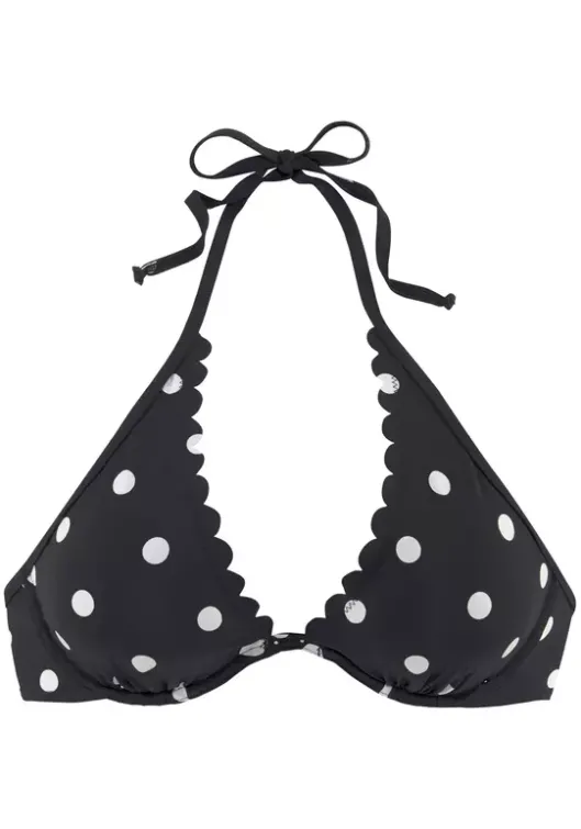 Best LASCANA Bugel-Bikini-Top"Jada" Schwarz-Weis