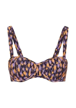 Sale LSCN by LASCANA Bugel-Bikini-Top"Lavista" Schwarz Bedruckt