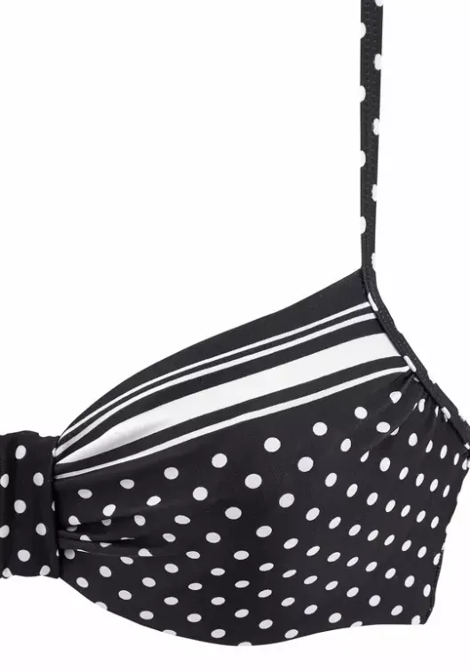 Discount LASCANA Bugel-Bikini-Top"Merilyn" Schwarz-Weis