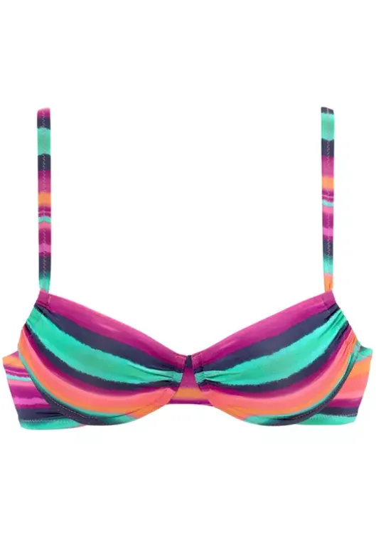 Clearance LASCANA Bugel-Bikini-Top"Rainbow" Bunt-Gestreift
