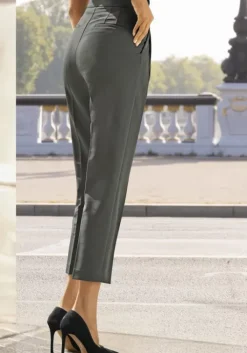 Clearance LASCANA Bugelfaltenhose Olivgrun