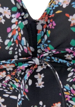 Online petite fleur Bugel-Tankini Schwarz-Bedruckt