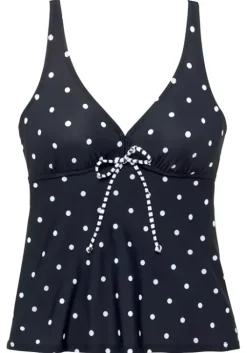 Outlet s.Oliver Bugel-Tankini-Top"Audrey" Schwarz-Weis