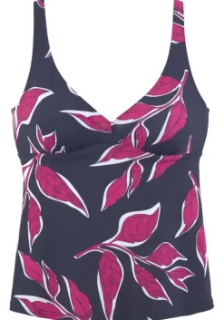 Clearance LASCANA Bugel-Tankini-Top"Cataleya" Marine-Bedruckt