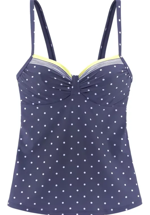 Sale LASCANA Bugel-Tankini-Top"Monri" Blau-Gelb-Bedruckt