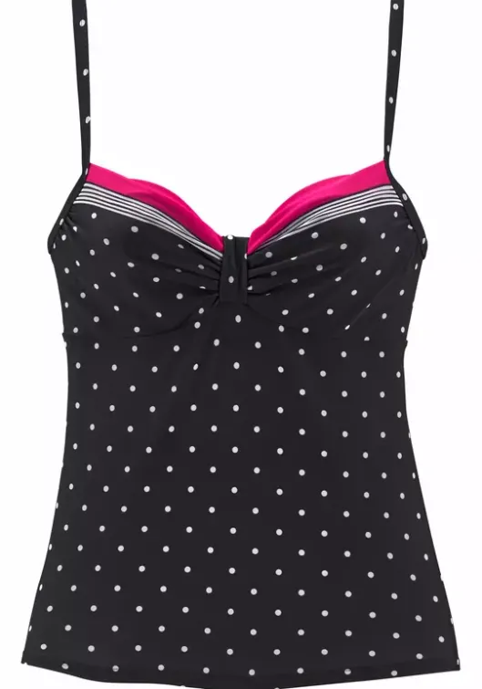 Online LASCANA Bugel-Tankini-Top"Monroe" Schwarz-Rot