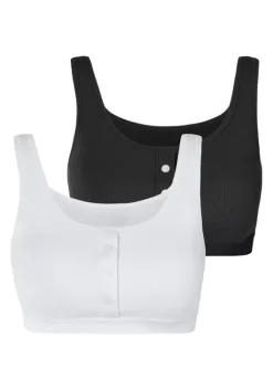 Sale Bench. Bustier Weis, Schwarz