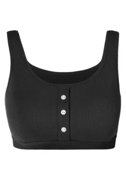 Sale Bench. Bustier Weis, Schwarz
