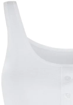Sale Bench. Bustier Weis, Schwarz