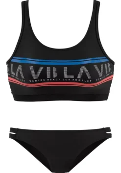 Best Venice Beach Bustier-Bikini Schwarz