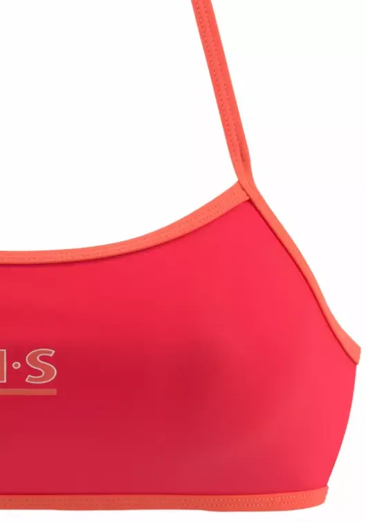 Online H.I.S Bustier-Bikini Grau-Orange