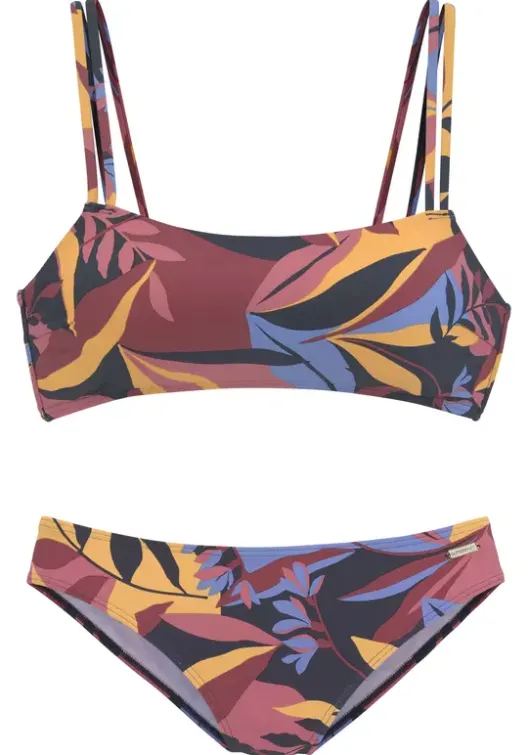 Sale Sunseeker Bustier-Bikini"Allis" Marine-Rostrot