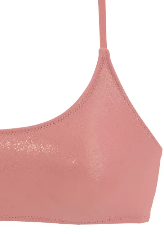 LASCANA Bustier-Bikini"Gloss" Altrosa
