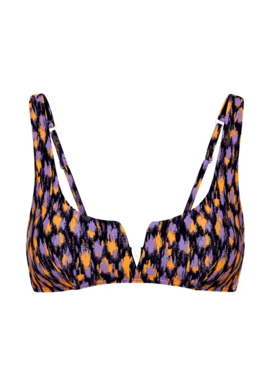 New LSCN by LASCANA Bustier-Bikini-Top"Lavista" Schwarz Bedruckt