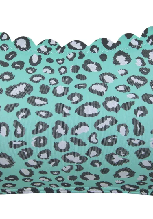 Online LASCANA Bustier-Bikini-Top"Mae" Mint-Bedruckt