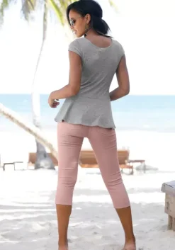 Hot LASCANA Caprihose Mauve