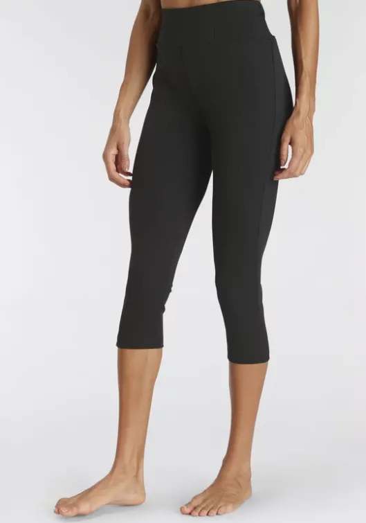 LASCANA ACTIVE Caprileggings Schwarz