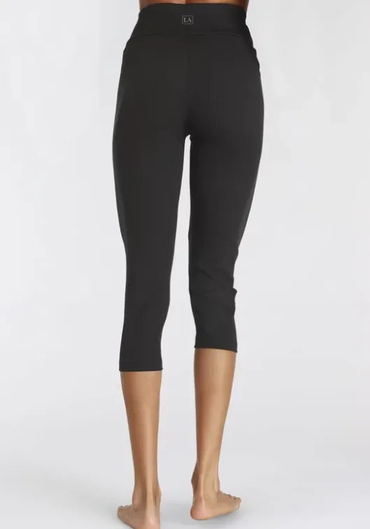 LASCANA ACTIVE Caprileggings Schwarz