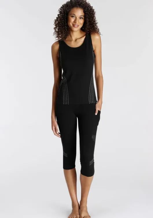 Sale LASCANA ACTIVE Caprileggings Schwarz