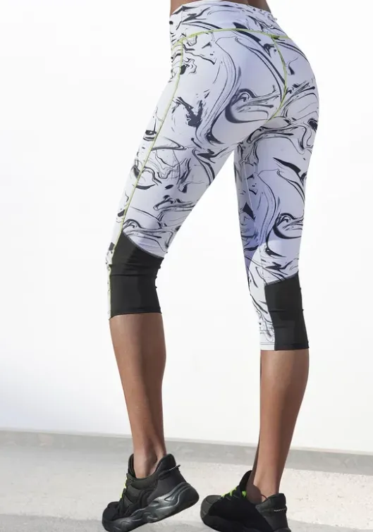 Hot Caprileggings"White Marble" Homewear-Leggings