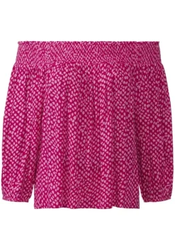 Discount LASCANA Carmenbluse Pink-Rosa Bedruckt
