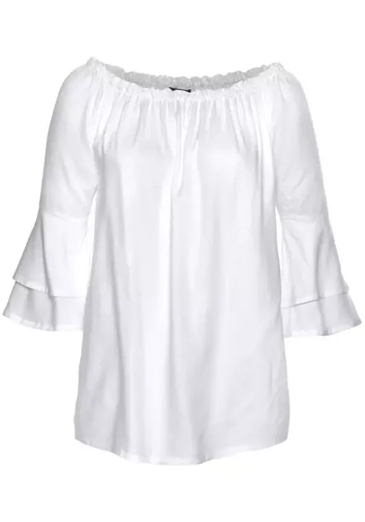 New LASCANA Carmenbluse Weis