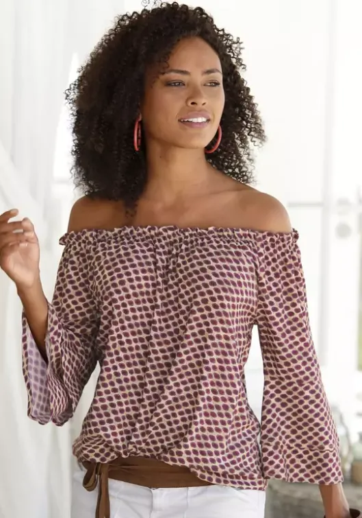 Hot Carmenbluse Blusen