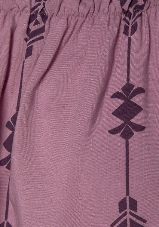Outlet LASCANA Carmenbluse Lila-Bedruckt