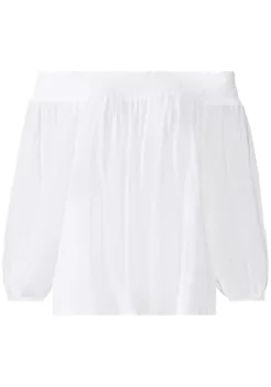 Discount LASCANA Carmenbluse Weis