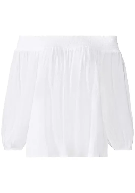 Discount LASCANA Carmenbluse Weis