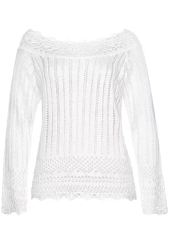 Online Vivance Carmenpullover Weis