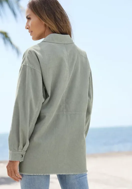 Sale Buffalo Cordjacke Salbeigrun