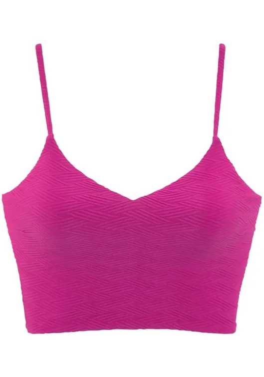 Sunseeker Crop-Bikini-Top"Loretta" Pink