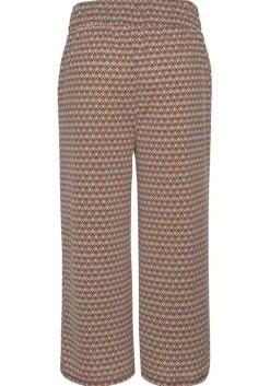 Hot Buffalo Culotte Sand-Rostrot-Bedruckt