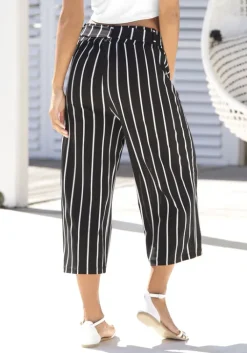 LASCANA Culotte Schwarz-Weis-Gestreift