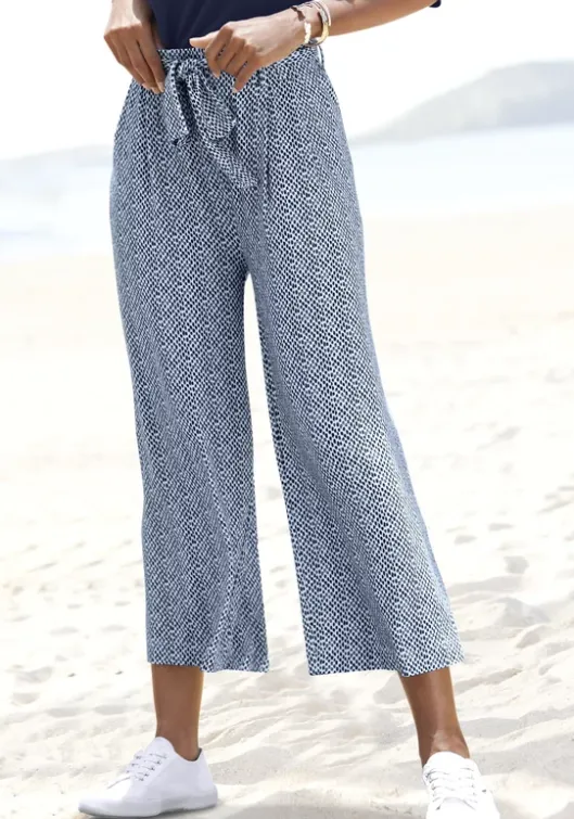 Outlet LASCANA Culotte Blau Bedruckt