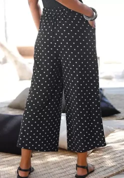 Hot LASCANA Culotte Schwarz-Weis-Gepunktet