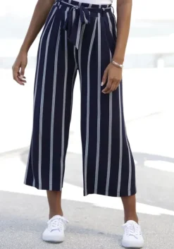 LASCANA Culotte Marine-Weis-Gestreift